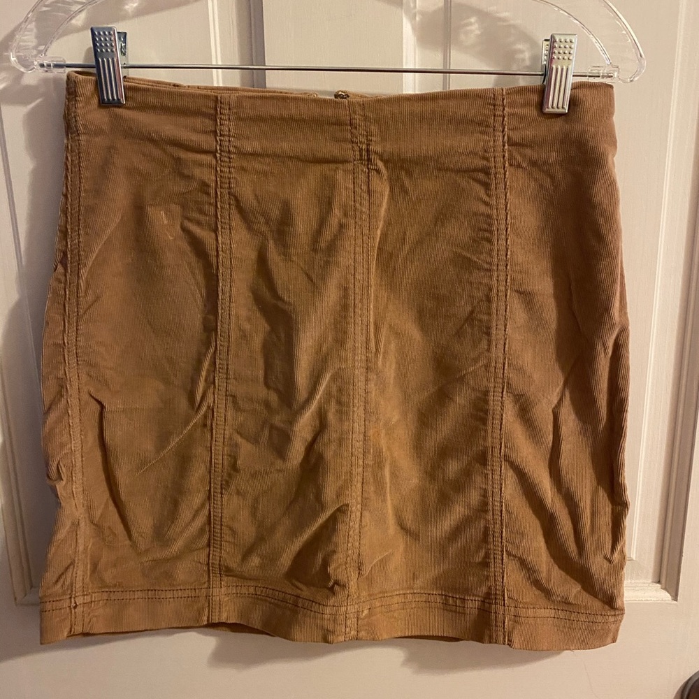 Free People Mini Skirt Corduory - Picture 2 of 4